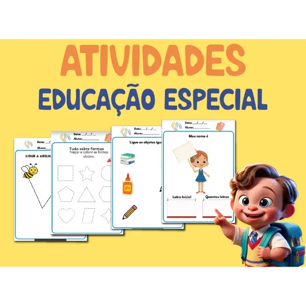 Kit Especial Autismo Dislexia TDAH